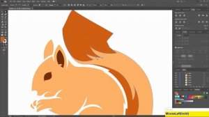 Adobe Illustrator Tutorial: Draw Squirrel Mascot Logo | Vector Mascot Logo Design | Hiru Designs