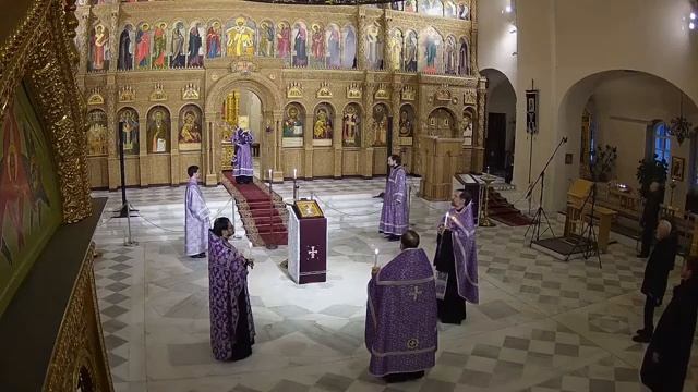 19.03.22. Всенощное бдение в Феодоровском соборе смотреть онлайн