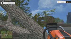 Как пилить деревья Farming Simulator 2015