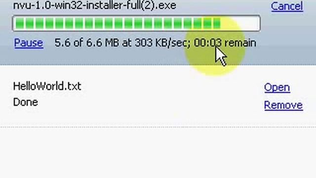 HTML Video Tutorial - 1 - Installing Free Editor Nvu