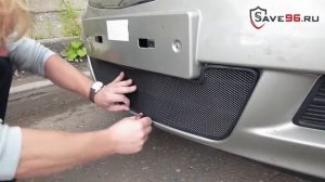 Сетка на решетку радиатора для Nissan Almera (Ниссан Альмера) 2013-2014 г.в.