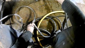 Промывка батареи отопления воздухом