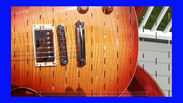 2019 Gibson Les Paul Standard Heritage Cherry Sunburst - Mint! смотреть онлайн