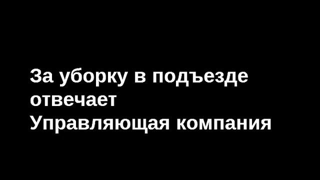 Кто отвечает за уборку в подъезде? Консьерж или управляющая компания.. / Пилюгина6 смотреть онлайн