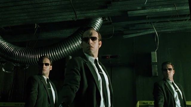 The Matrix (Матрица) - Keanu Reeves (Киану Ривз), Hugo Weaving (Хьюго Уивинг), 1999 смотреть онлайн