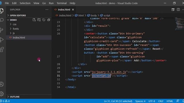 Simple Grade Calculator Using jQuery Tutorial DEMO смотреть онлайн