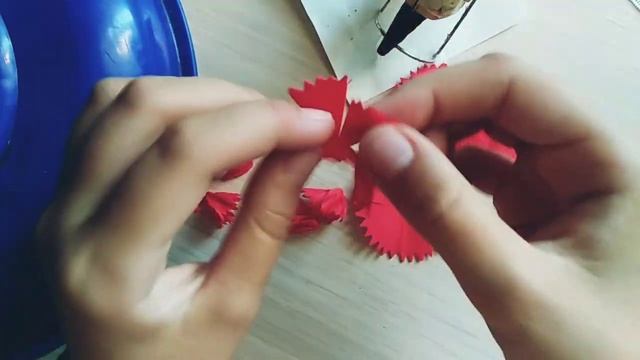 ГВОЗДИКА из фоамирана |МК смотреть онлайн