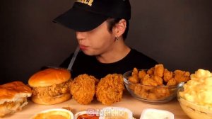 ASMR MUKBANG KFC FRIED CHICKEN. KFC САМЫЙ ЛУЧШИЙ???ASMR 묵방 KFC 닭 튀김