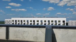 Монтаж кондиционера, ПИК  на крыше. 24 этаж