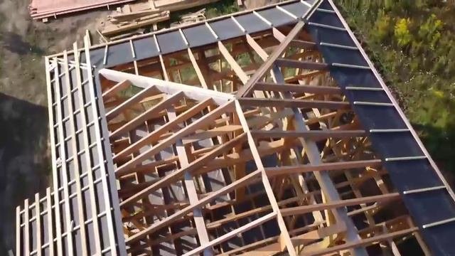 Продолжается строительство дома по проекту 