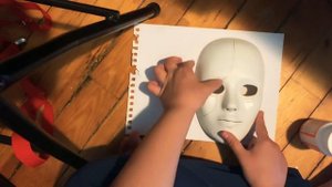 How to make Sally’s mask || Sally face cosplay tutorial (part 1)