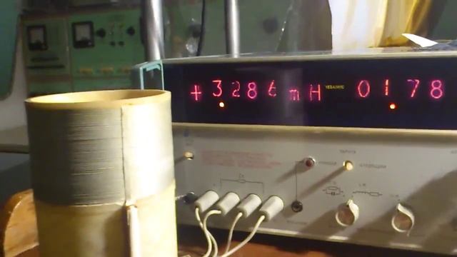 Измерение параметров катушки индуктивности смотреть онлайн