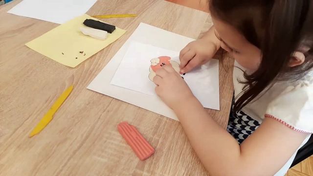 Картина из пластилина "Милая овечка" смотреть онлайн