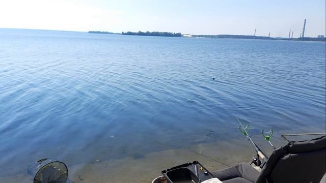 Лещ и карась на водохранилище...Рыбалка на фидер с дамбы