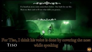 Dubbing characters from HOLLOW KNIGHT I (Sly, Tiso & Pale King)