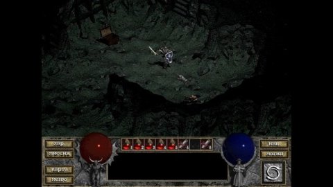 Original Diablo 1 в 2022 Уровень #8-9 Подземелья слепых. Черный гриб