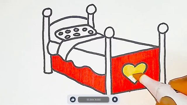To'shakni qanday chizish kerak | Как нарисовать кровать | How to draw a bed смотреть онлайн