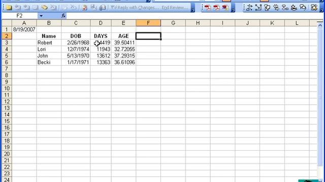Microsoft Excel #08: Working with Dates смотреть онлайн