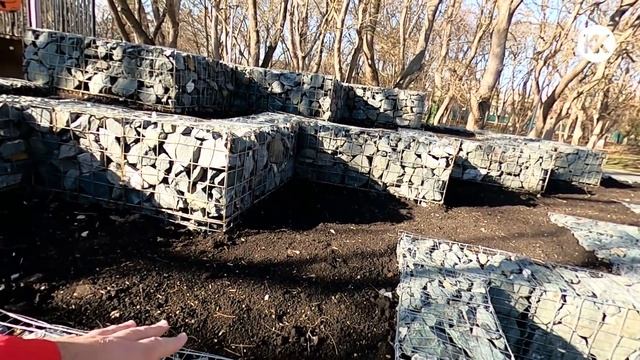 Детский мойнакский парк. Новая Евпатория.  Строительство в Крыму.  Отдых в Крыму. Капитан Крым