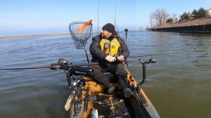 Kayak Fishing For Early Spring Lake Michigan Coho Salmon. *BEST TECHNIQUES*