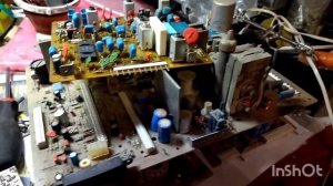 разбираем российский телевизор banga на драгметалы. есть зелёные км.