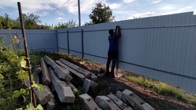 Обзор забора 105 метров в Энергетике смотреть онлайн