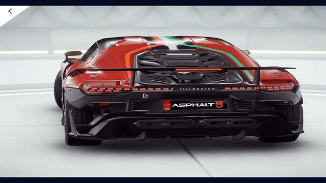 ASPHALT9: Красивый итальянский суперкар - Italdesign ZeroUno смотреть онлайн