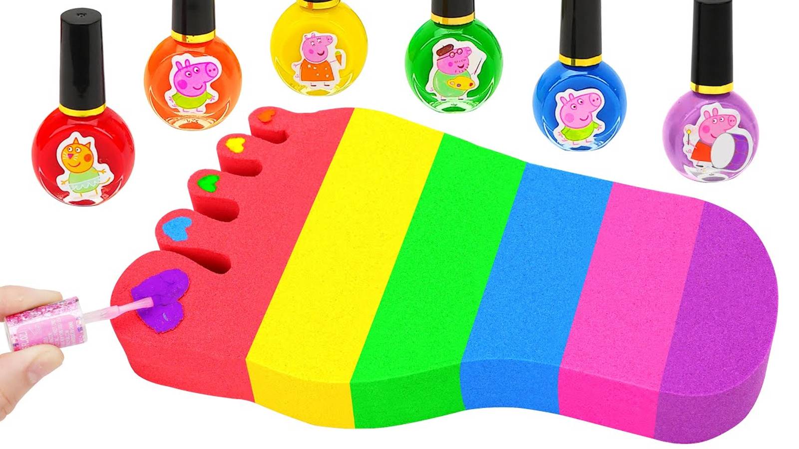 Мультики для малышей. Кинетический песок. Резка, поделки. АСМР смотреть онлайн