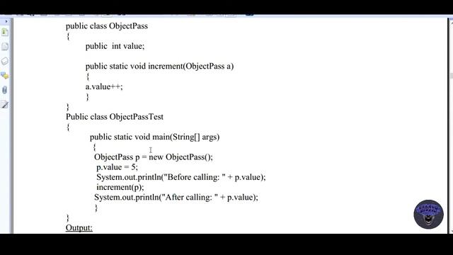 OOP in java | Pass and Return Object from a Function | 2.2