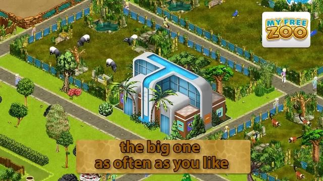 My Free Zoo -- Shopping center in zoo game -- Upjers Screencast смотреть онлайн