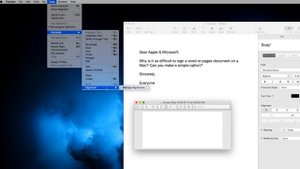 How To Add A Signature To Any Document On Mac (Word doc, Pages)