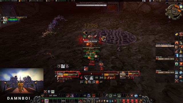 WOW Classic - Warrior soloing Gorosh the Dervish in BRD Arena. смотреть онлайн