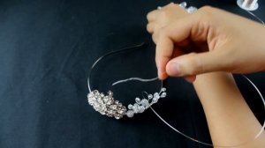 DIY Wedding Crystal Crown