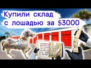 Купили склад с лошадью за $3000. Находки в брошенном контейнере.