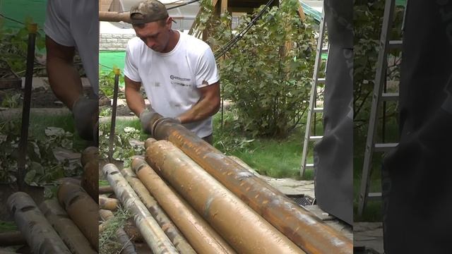 процесс бурения скважин на воду МосБурСтрой