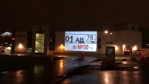 Световая реклама на зданиях, проектор IMAGE LED 600 OUTDOOR G5