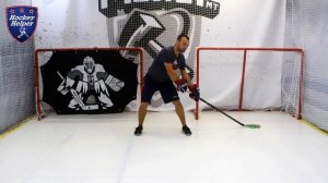 Дриблинг в хоккее | Вариации широкого ведений (классика) | Комплекс 1 упражнение 8