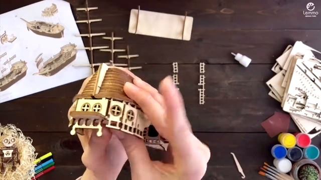 Видеоинструкция по сборке Корабля "Ламар" от Lemmo смотреть онлайн