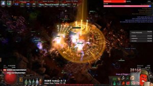 Solar Guards UBER ATZIRI KILL (Path of Exile Spectre Summoner Build)