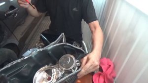 Как я изнутри фары муть убирал на примере Мазда 3.