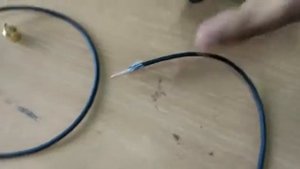 Cable connector installation, SMA connector to RG-174 cable