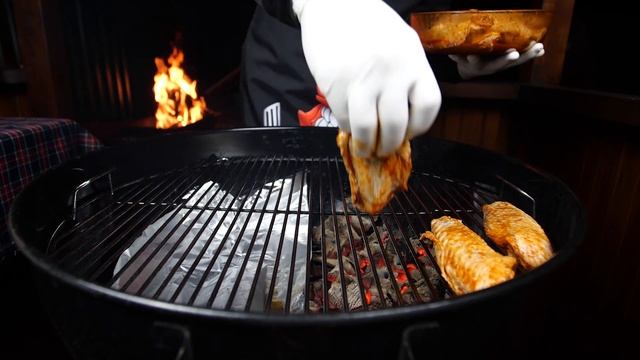 Острые крылышки на гриле. Просто и очень вкусно!