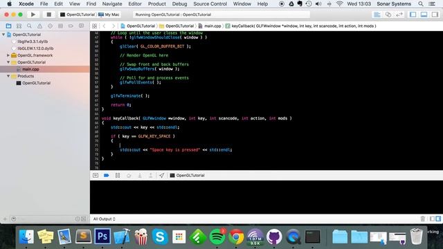 OpenGL Tutorial 16 - GLFW Key Input смотреть онлайн