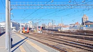 Скоростной поезд "Ласточка" ЭС1П-014 №741 сообщением Москва - Белгород