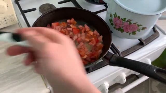 Быстрый Утренний Завтрак,Яичница