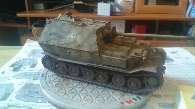 Обзор на готовую модель немецкой ПТ-САУ "Ferdinand" от Звезды 1/35 смотреть онлайн