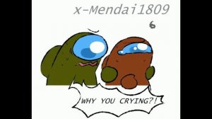 Brown X Green 💚 Among Us Comic | Rodamrix Edit