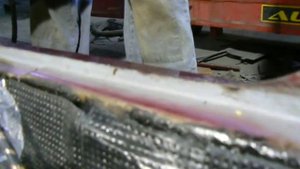 Обработка РАСТ СТОПом порогов авто