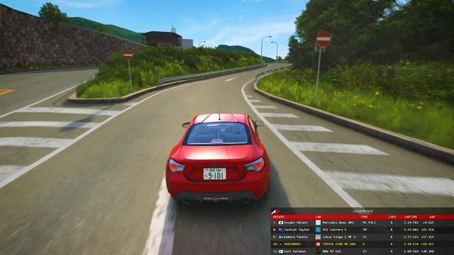 MF Ghost 18 Laps Battle at Odawara Pikes Peak! Assetto Corsa