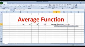 Average Excel Formula | Average Fuction | Excel for beginner | Excel for advance 2021